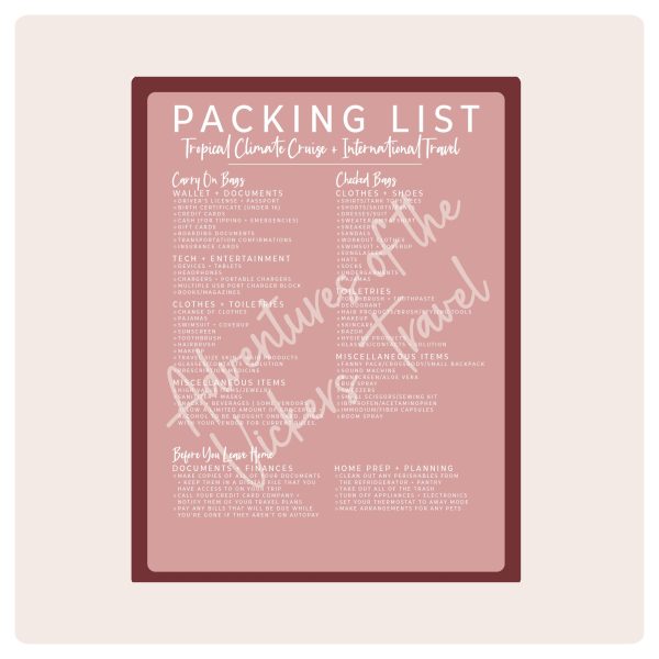 My Packing Lists | INSTANT DIGITAL DOWNLOAD - Image 3