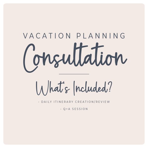 Vacation Planning | Consultation